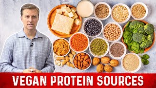 Top Vegan Protein Sources PlantBased – Dr Berg [upl. by Vikki271]