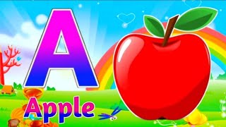 A for apple  अ से अनार  abcd phonics song  a for apple b for ball c for cat  abcd song  abcde [upl. by Levina]