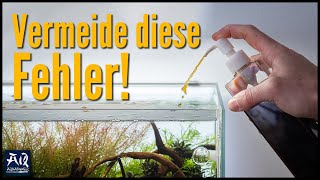 5 Fehler beim Start eines Aquariums  AquaOwner [upl. by Kentigera]