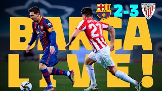 🏆 SUPER CUP FINAL  BARÇA LIVE BARÇA 23 ATHLETIC CLUB  Warm up amp Match Center [upl. by Norman568]