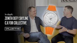 Indepth Zenith DEFY Skyline CX for Collective – Interview with Romain Marietta of Zenith [upl. by Junette]