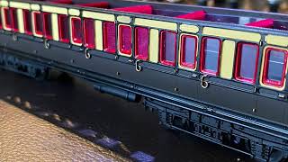 GWR Clerestory Coaches  Custom Detailed and Lined Hornby Models [upl. by Marler]