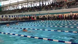 Freshman Maximus Williamson goes 14564 200 IM  2022 Region 26A Championships [upl. by Amoritta]