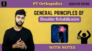 Shoulder Rehabilitation Principles  Shoulder Injury Recovery  Sedative Physio [upl. by Tteve]