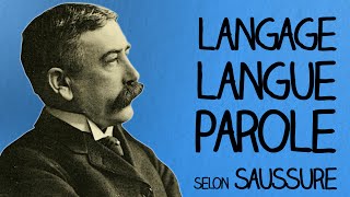 Langage Langue Parole selon De Saussure  Ma Langue dans Ta Poche 1 [upl. by Brina]