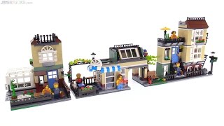 LEGO Creator Park Street Townhouse 3in1 review 31065 [upl. by Edeline400]