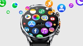 195quot Big Screen Android smartwatch Vwar Core3 with Sim Slot 4G LTE wifi GPS Camera Wirst Phone [upl. by Nygem378]