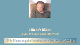 Ullrich Mies Das 1x1 des Staatsterrors [upl. by Gudrin]