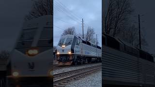 NJT PL42AC Leads a SB RVL Train At Hillside NJ [upl. by Hinkle]