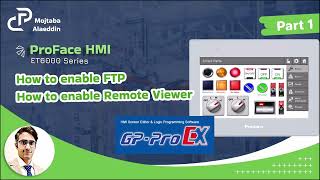 How enable FTP server amp remote viewer on Proface HMI ET6000 series visualization troubleshooting [upl. by Nels]