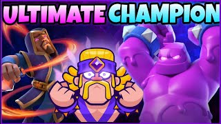 Ultimate Champion with Elixir Golem Deck [upl. by Ezri]