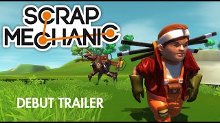 Scrap Mechanic  Debut Trailer 2014 Alpha [upl. by Bonney]