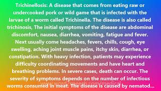 Trichinellosis  Medical Definition and Pronunciation [upl. by Chatterjee]