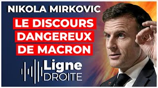 Propos de Macron sur lUkraine  quoton frôle lhystérie  Cest de la paranoïa quot  Nikola Mirkovic [upl. by Haldi]