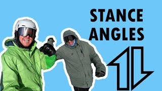 Snowboard Stance Angles I Use [upl. by Heidie]