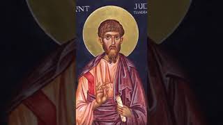 Saint of the Day 1028 St Jude Thaddeus divinemercyapologetics catholicsaint saints [upl. by Akcirahs]