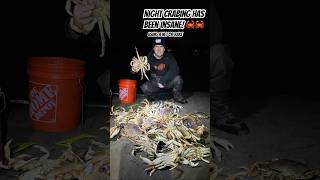 INSANE Night CRABBING with a net Dungeness crab dinner [upl. by Beutner]