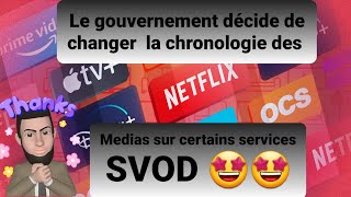 Le gouvernement décide enfin de revoir la chronologie des médias pour Netflix Disney Amazon [upl. by Drake165]