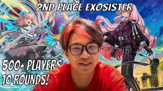 2nd Place EXOSISTER Philly Regional Deck Profile  500 Players  Zonghan Li [upl. by Dambro]