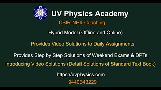 CSIR Physics Coaching [upl. by Nets164]