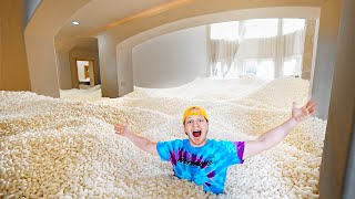 I FILLED MY ISLAND HOUSE WITH PACKING PEANUTS [upl. by Tnayrb]