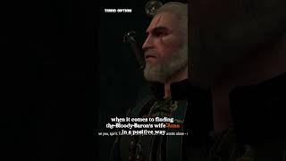 The Witcher 3  The Whispering Hillock  Decisions shorts witcher [upl. by Ssidnac278]