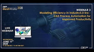 MeshWorks2020 Modeling efficiency through CAE Process Automation [upl. by Ennasil]