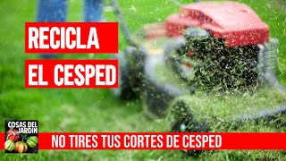 4 USOS INCREIBLES DE LOS CORTES DE CESPED MUCHO MAS QUE UN ABONO PEDORRO [upl. by Blum]