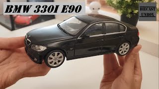 Unboxing BMW 330i E90 Welly 124 Diecast [upl. by Zubkoff594]