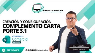 Configuracion y creacion de Carta Porte 31 en Comercial CONTPAQi [upl. by Nivanod]