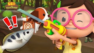 🐟🦈 BEST AQUATIC ANIMALS 🐳 Fishes Whales Octopus amp more  Leo the Wildlife Ranger  Kids Cartoon [upl. by Mont928]