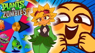 a ROLETA decide quais plantas eu vou usar no Plants vs Zombies [upl. by Ahsoyek249]