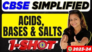 Acids Bases amp Salts  Class 10 Science  Full Chemistry  One Shot  CBSE SIMPLIFIED [upl. by Atsirhcal]