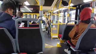 Rare TTC bus ride on 9411 on the 129 McCowan North to Kennedy Station [upl. by Anikahs]