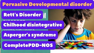 Retts Disorder  Aspergers Syndrome  CDD  Chilhood Disintegrative PDD  NOS msc psychology [upl. by Devinne]