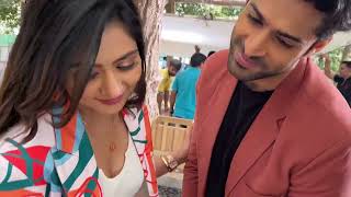 Neel amp Yukti Offscreen mastiMaking Insta Reel yuvika vanshaj mohitkumar bts shootingvlog [upl. by Eelrefinnej]