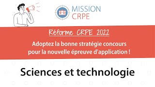 CRPE2022 Sujet Zéro  Découvrez la nouvelle épreuve dapplication en Science et technologie 🔍 [upl. by Nuahsad]