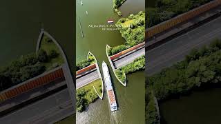 Veluwemeer Aquaduct  Netherlands 🇳🇱 short veluwemeeraquaduct netherlands zelletravel travel [upl. by Anabahs451]