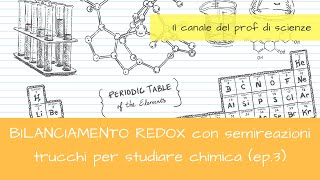 Bilanciamento Reazione Redox Metodo Semireazioni ep2 ossidoriduzioni [upl. by Daggna]