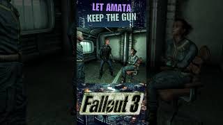 Let Amata Keep The Gun fallout3 gaming shorts [upl. by Lambart]