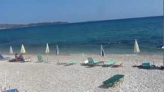 Limenaria Beach and Agistri Tavern Thassos Island Greece [upl. by Arayc]