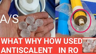 WHAT IS RO ANTISCALENT BALLWHY WHERE HOW USED LIFE OF ASBbenefitsPART 1 [upl. by Sapowith269]