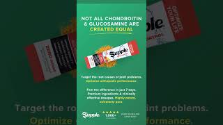 Chondroitin amp Glucosamine Supplements Are Not All Equal  Supple Drink shorts fitness fyp health [upl. by Ardnatal421]