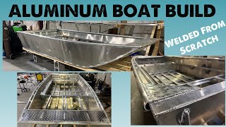 Welded Aluminum Boat Build FROM SCRATCH  Part 1 [upl. by Uhej]