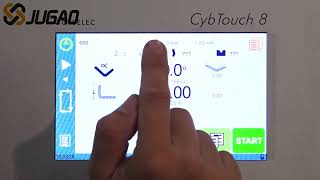 Details of Cybelec Touch 8PS controller X Y axis 2D programing [upl. by Aedrahs]