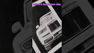 Rolls Royce car drawing rollsroyce shorts viralvideo art [upl. by Cirnek311]