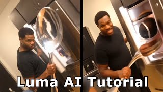 How to make AI interrupting memes Luma AI Tutorial [upl. by Brok]