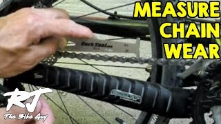 How To CheckMeasure Bike Chain WearStretch [upl. by Semaj]