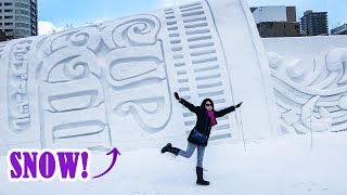 SAPPORO SNOW FESTIVAL The Sapporo Yuki Matsuriさっぽろ雪まつり [upl. by Jolenta]