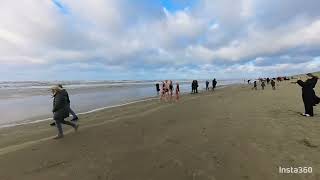 Nieuwjaarsduik 2024 Castricum [upl. by Novyar114]